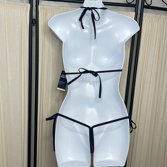 NEW! MIDNIGHT BALLERINA EXOTIC DANCE WEAR BIKINI SET OSFM S-XL - Picture 9 of 13